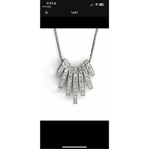Swarovski Caprice Silver One Size Pendant Necklace